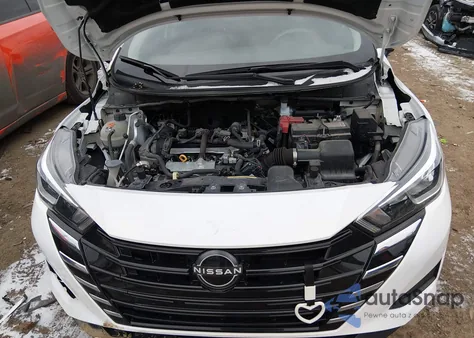 2023 Nissan Versa 1.6 S Xtronic Cvt из США, поврежденный, VIN 3N1CN8DV5PL874881